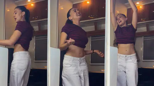 Burcu Özberk Karavanda Dans Etti! Paylaşımına Beğeni Yağdı