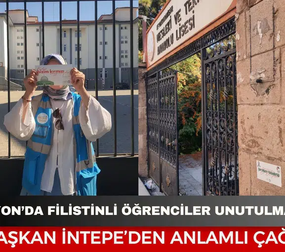 Afyonkarahisar AK Gençlik’ten Filistinli Öğrencilere Anlamlı Destek!