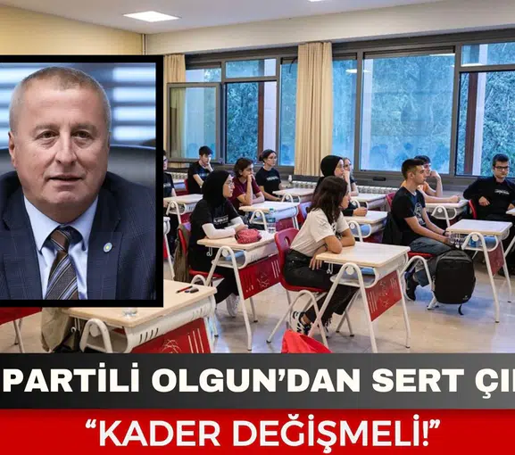 İYİ Partili Hakan Şeref Olgun Yeni Eğitim Yılında İlk Mesajı Verdi: "Kader Değişmeli"