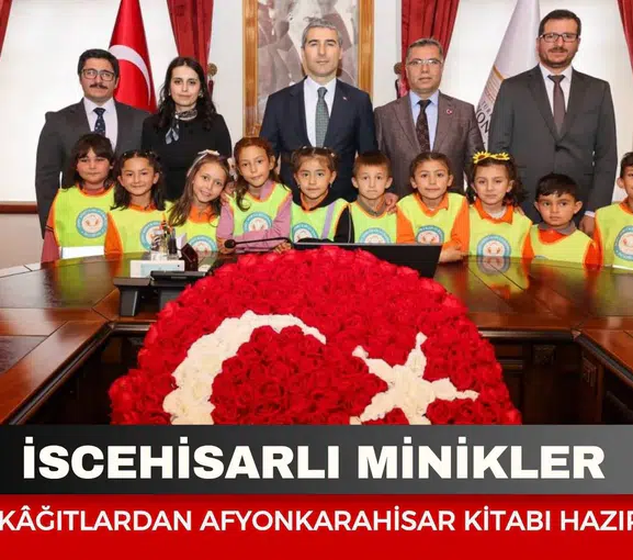 İscehisarlı minikler atık kâğıtlardan Afyonkarahisar kitabı hazırladı
