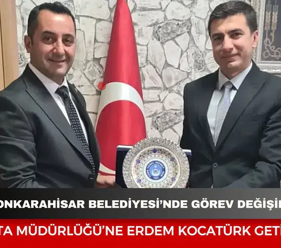 Afyonkarahisar Belediyesi Zabıta Müdürlüğü’nde görev değişimi