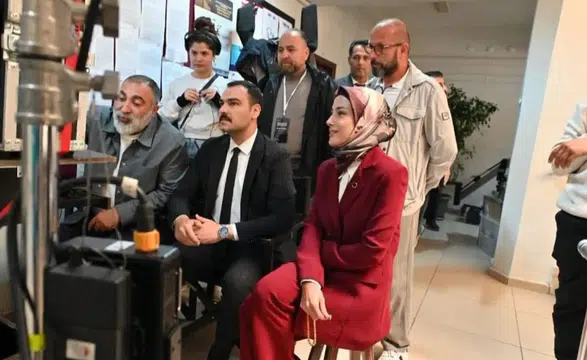 TRT’nin iddialı yapımı “Susanlar” Dinar’da çekiliyor: Başsavcı Ozan Uğurlu yapım ekibini ağırladı!