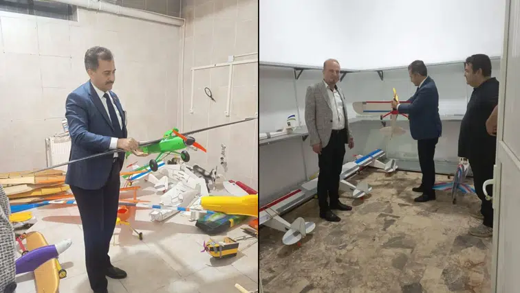 Bolvadin'de öğrencilerin tasarladığı İHA ve SİHA’lar göz doldurdu