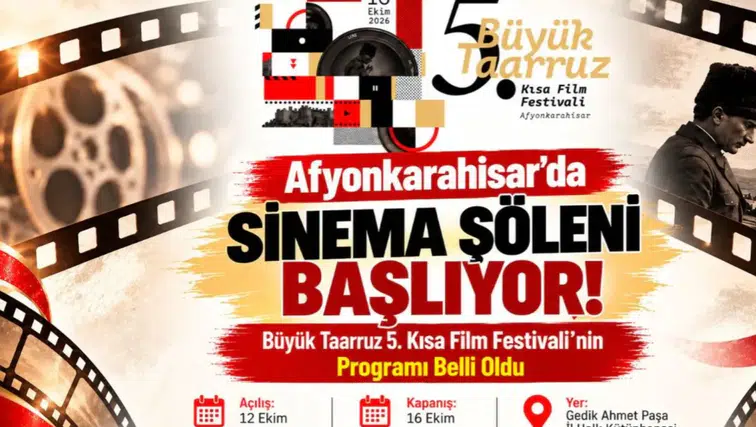 Afyon'da perde açılıyor! Büyük Taarruz 5. Kısa Film Festivali programı belli oldu