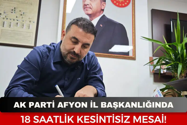 Afyon AK Parti'de Sabah 06.00’da Başlayan Mesai! Makam Kapılarını Vatandaşa Açtı