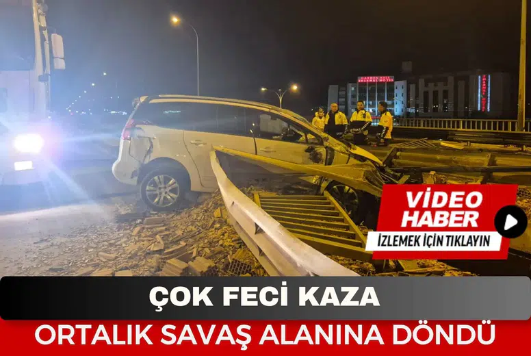 Afyon'da korkutan kaza! TIR devrildi, yol trafiğe kapandı