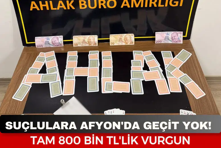 Suçlulara Afyon'da geçit yok! On binlerce şahıs sorgulandı, ceza yağdı!