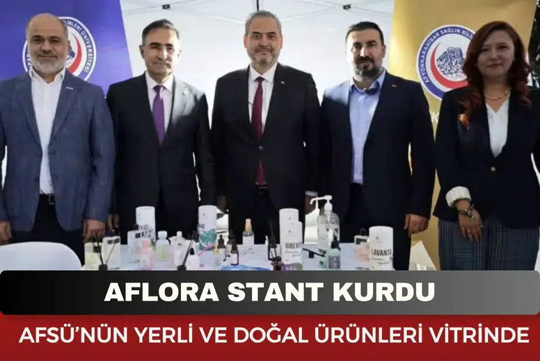 Afyonkarahisar’ın Yerli Ve Doğal Ürünleri Festivalde Vitrine Çıktı! AFLORA Stant Kurdu