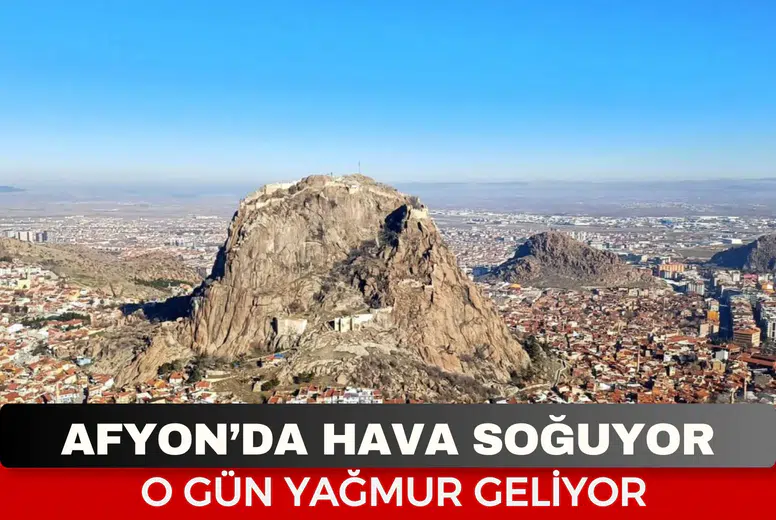 Afyon’da Sıcaklıklar Aniden Düşüyor! Yeni Haftada Hava Nasıl?