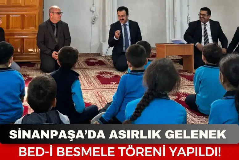 Afyonkarahisar’da İlkokul Öğrencilerine Bed-i Besmele Töreni Yapıldı!