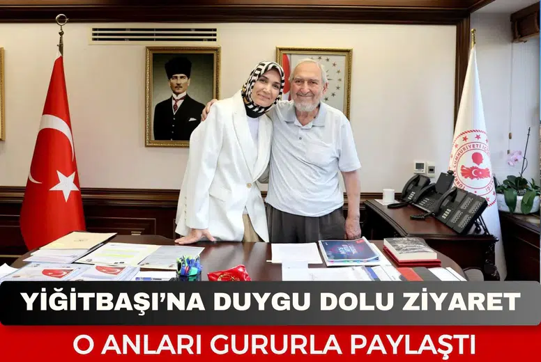 Kübra Güran Yiğitbaşı’nın Makamındaki Sürpriz Ziyaretçi... Yiğitbaşı'nın Duygu Dolu Sözleri...