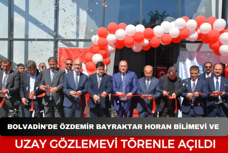 Bolvadin'de Özdemir Bayraktar Horan Bilimevi ve Uzay Gözlemevi törenle açıldı