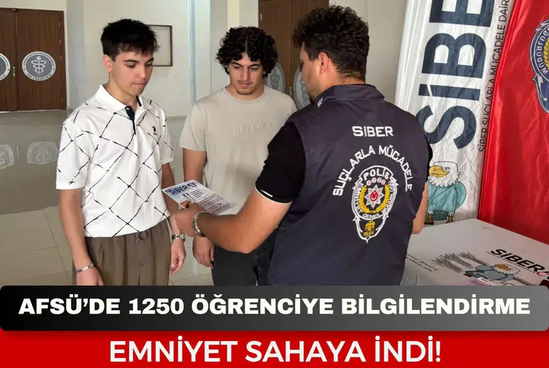 AFSÜ’de 1250 Öğrenciye Dev Bilgilendirme