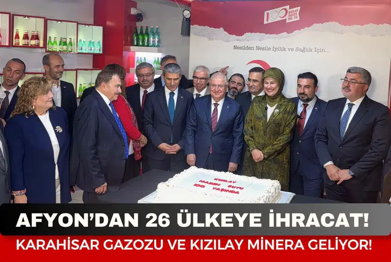 Afyon’da Dev Lansman Yapıldı: Karahisar Gazozu Ve Kızılay Minera Geliyor!
