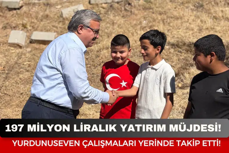 Bolvadin’e 197 Milyon Liralık Yatırım Müjdesi! İbrahim Yurdunuseven Çalışmaları Yerinde Takip Etti