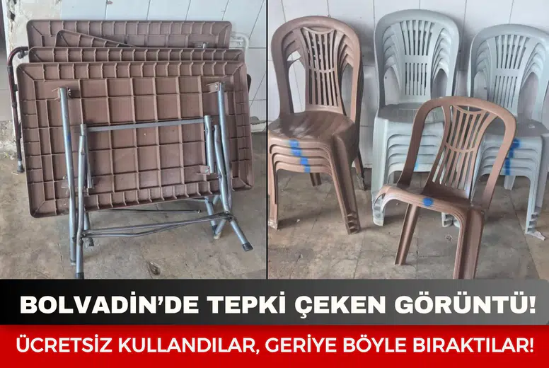 Bolvadin’de tepki çeken görüntü: Ücretsiz kullandılar, geriye böyle bıraktılar!