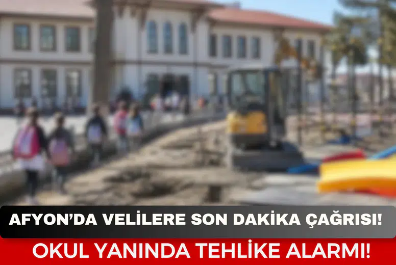 Afyon Kocatepe Mahallesi’nde Okulun İlk Günü Flaş Uyarı!