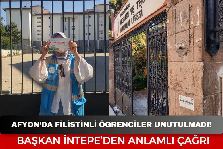 Afyonkarahisar AK Gençlik’ten Filistinli Öğrencilere Anlamlı Destek!