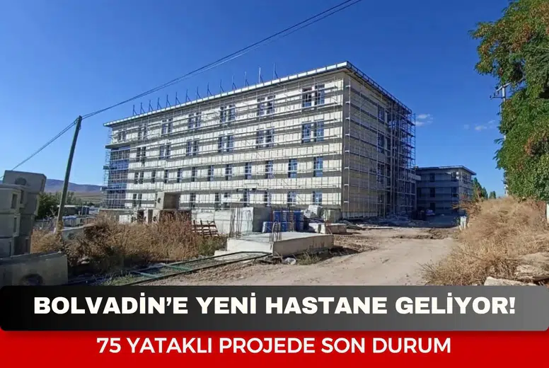 Bolvadin’e yeni hastane geliyor! 75 yataklı projede son durum