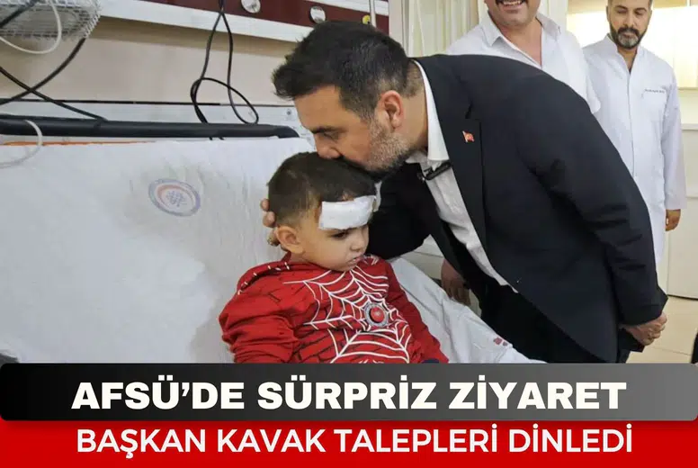AK Parti Afyon İl Başkanı Kavak’tan AFSÜ Hastanesi’ne Sürpriz Ziyaret!