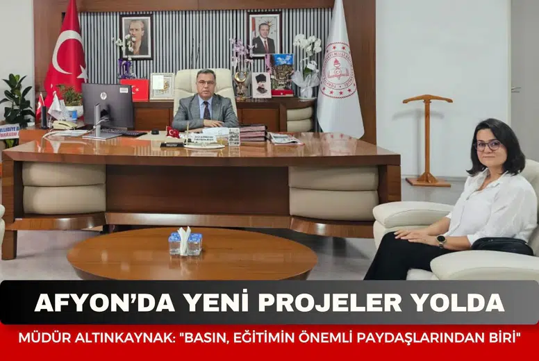 Afyon Eğitiminde Çıta Yükseliyor! Müdür Altınkaynak’tan Önemli Mesajlar