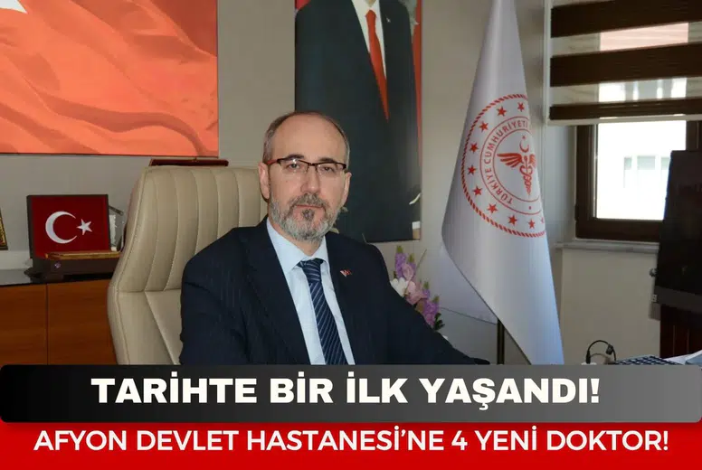 Afyonkarahisar’da Sağlıkta Dev Adım! Kadro Yan Dal Uzmanlarıyla Güçlendi