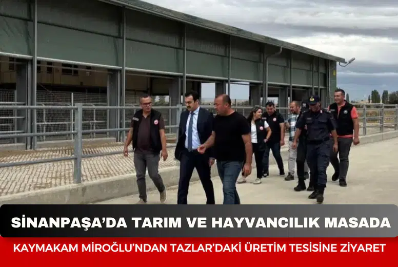 Kaymakam Miroğlu’ndan Tazlar'daki üretim tesisine ziyaret