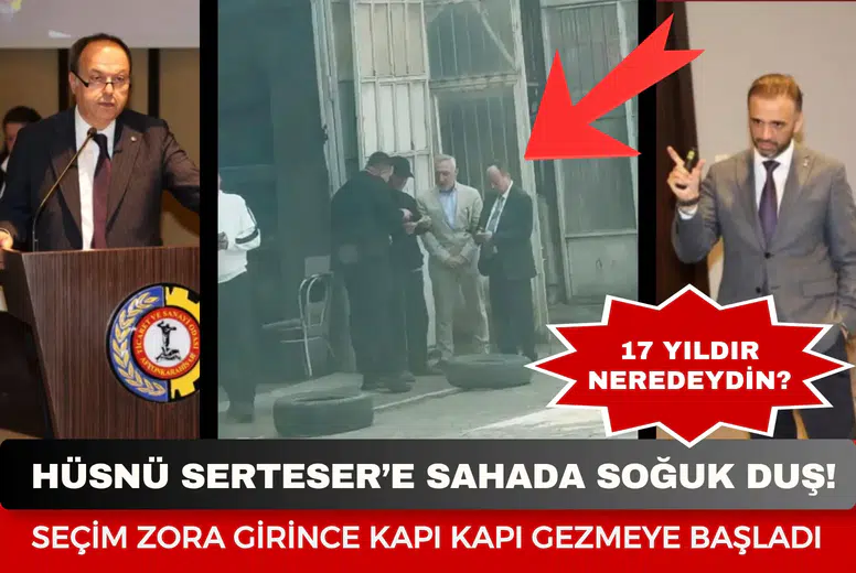 Hüsnü Serteser’e sahada soğuk duş: 17 yıldır neredeydin? Seçim zora girince kapı kapı gezmeye başladı