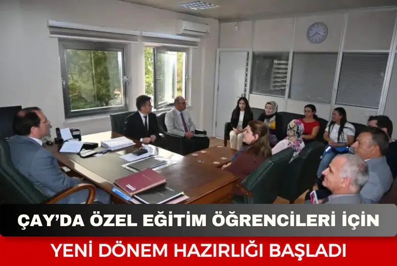 Çay’da özel eğitim öğrencileri için yeni dönem hazırlığı başladı