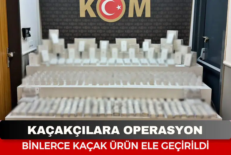 Afyonkarahisar'da kaçakçılık operasyonu