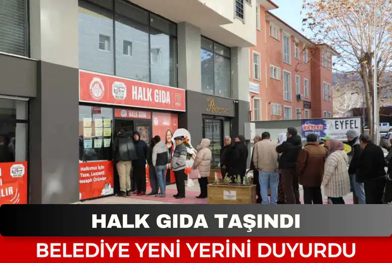 Afyonkarahisar Belediyesi'nden önemli duyuru: Halk Gıda hizmet noktası yeni adresine taşındı!
