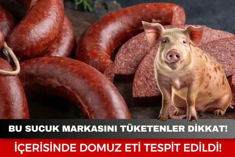 Bu sucuk markasını tüketenler dikkat: İçerisinde domuz eti tespit edildi!