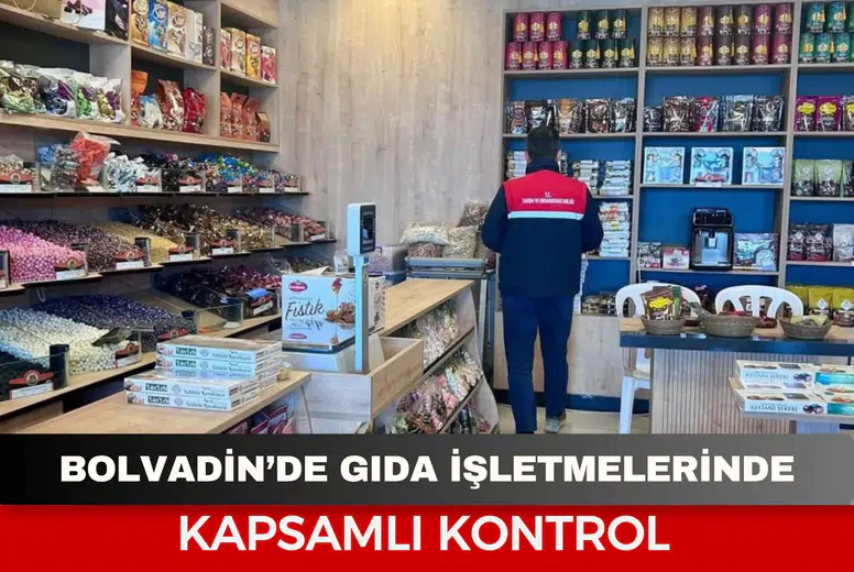 Bolvadin’de gıda işletmelerinde kapsamlı kontrol