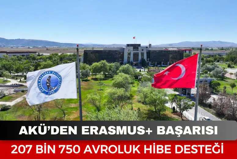 AKÜ’den Erasmus+ başarısı: 207 bin 750 avroluk hibe desteği