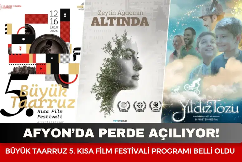 Afyon'da perde açılıyor! Büyük Taarruz 5. Kısa Film Festivali programı belli oldu