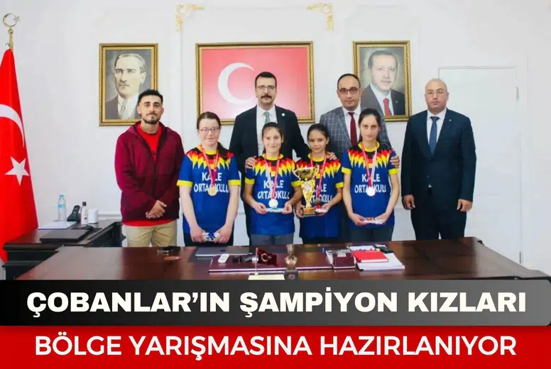 Çobanlar’ın Şampiyon Kızları Bölge Yarışmasına Hazırlanıyor