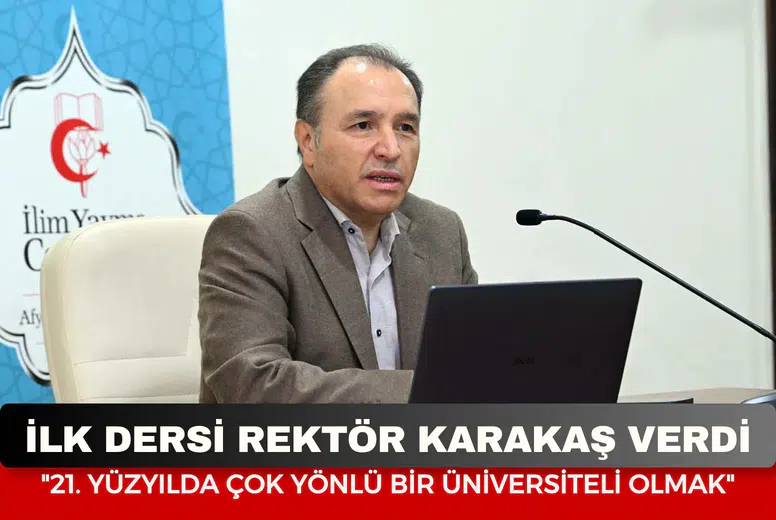 İlim Yayma Cemiyeti’nin Lisans Akademi Programı başladı! Rektör Karakaş açılış dersini verdi!