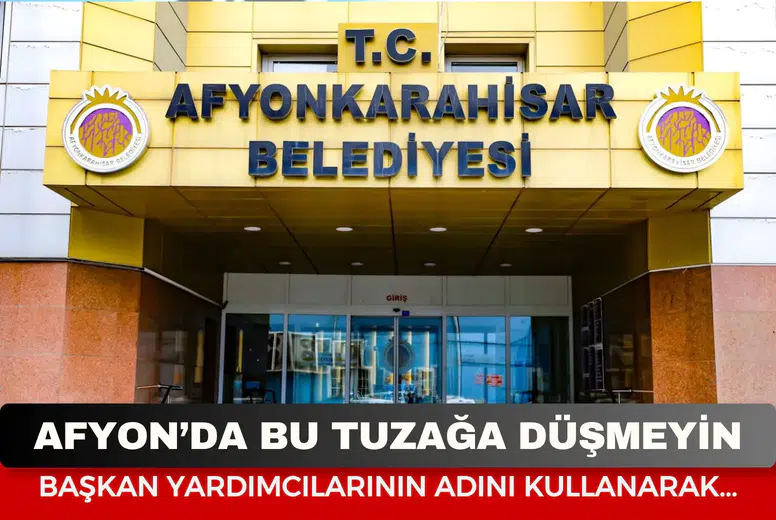 "Öğrencilere yardım" oyunu! Afyonkarahisar Belediyesi dolandırıcılara karşı vatandaşları uyardı!