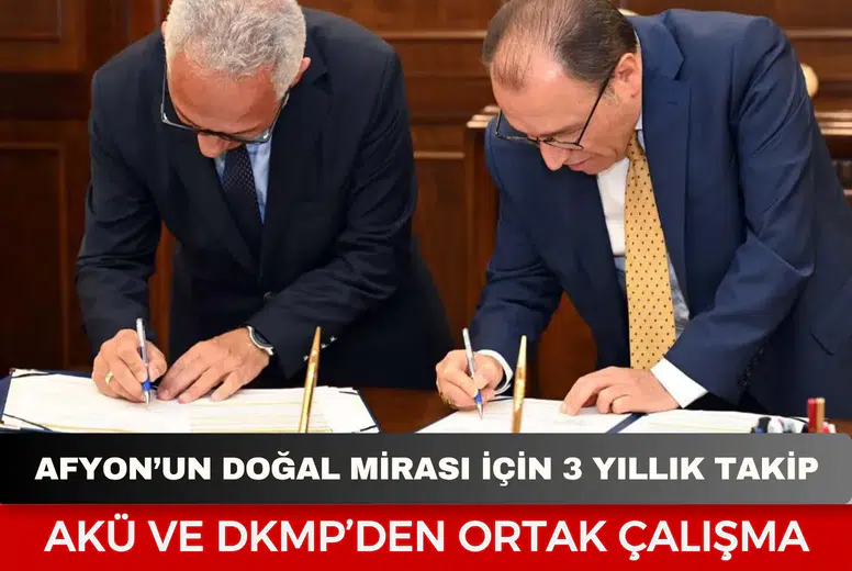 Afyon’un doğal mirası için 3 yıllık takip: AKÜ ve DKMP’den ortak çalışma