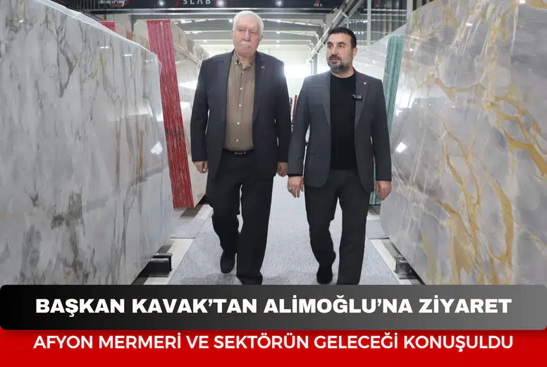 AK Parti Afyonkarahisar İl Başkanı Özgür Kavak’tan İbrahim Alimoğlu’na Ziyaret