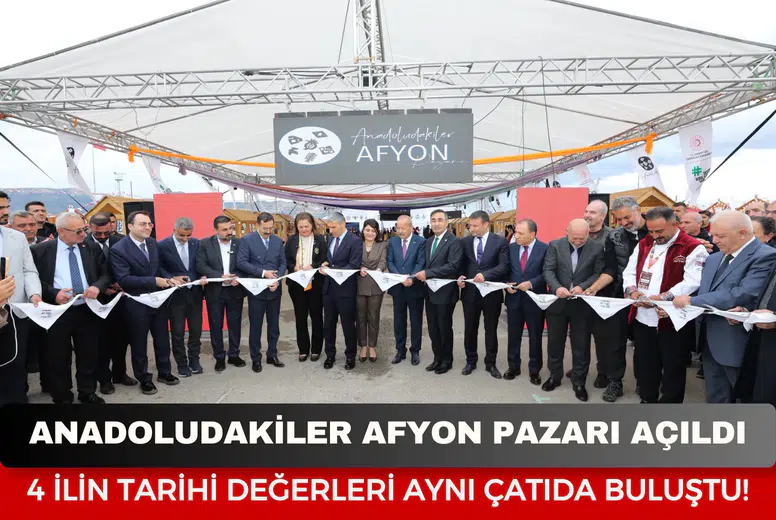 Afyon'da Emine Erdoğan’ın himayelerinde dev organizasyon! Anadoludakiler Afyon Pazarı’nda ziyaretçileri bekleyen sürprizler neler?