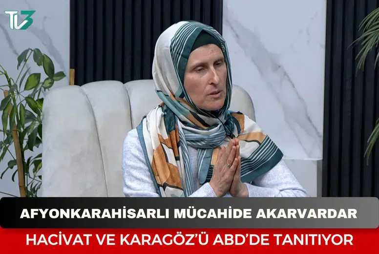 Afyonkarahisarlı Mücahide Akarvardar, Hacivat ve Karagöz’ü ABD’de tanıtıyor