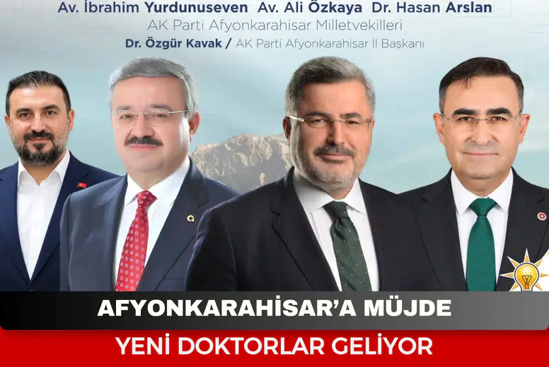 Afyonkarahisar’a 27 Yeni Hekim Kadrosu Açıldı! 25’i Uzman Doktor