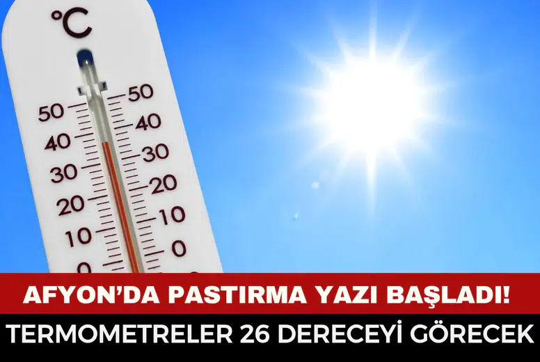 Afyonkarahisar’da pastırma yazı başladı! Termometreler 26 dereceyi görecek
