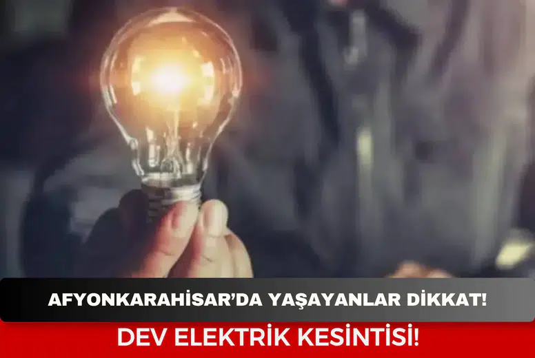Afyonkarahisar’da Yaşayanlar Dikkat! OEDAŞ Açıkladı: 25-31 Ekim Tarihlerinde Dev Elektrik Kesintisi!